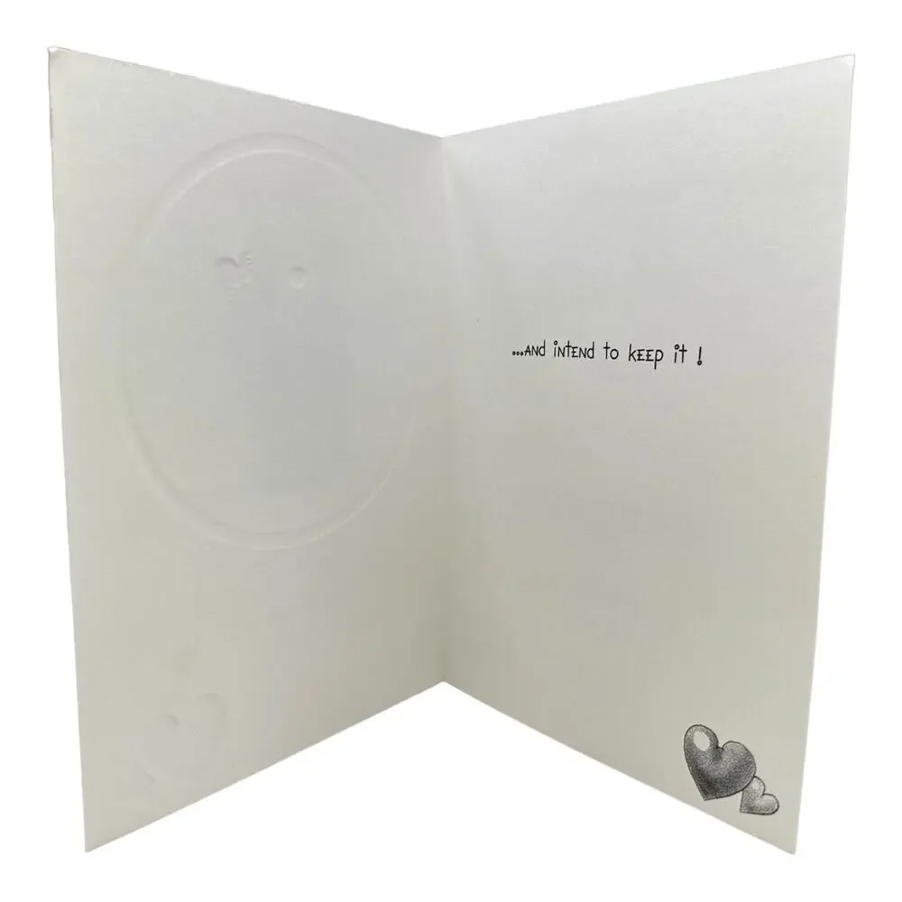 Me To You - Cute VALENTINE Card, Teddy Bear Keeping Heart‎ + Envelope